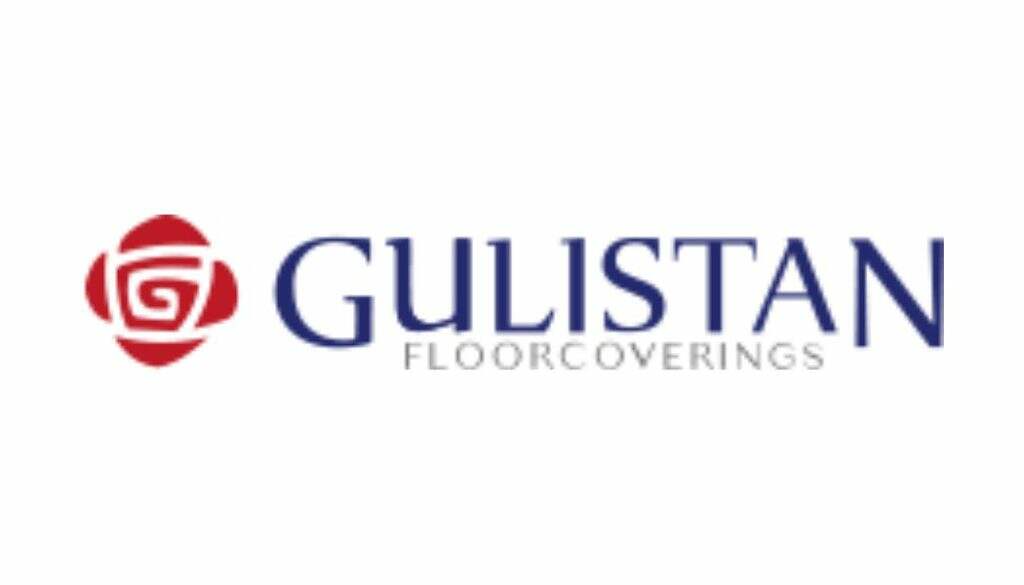 Logo of Gulistan Floors featuring stylized text and a red rose icon, symbolizing the brand's property in the real estate market.